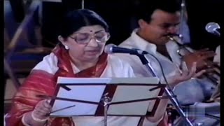 Kuch Dil Ne Kaha  Lata Mangeshkar Live Shradhanjali Concert  Full HD [upl. by Valentijn313]