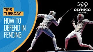 How To ParryDefend in Fencing  Olympians Tips [upl. by Nahtnamas]