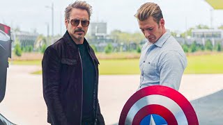 Tony Gives Steve His Shield Back Scene  Avengers Endgame 2019 Movie Clip 4K [upl. by Mulac]