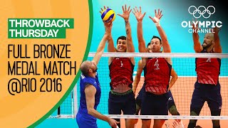 USA vs Russia – Full Volleyball Match  Rio 2016  Throwback Thursday [upl. by Ormsby]