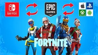 How to Connect Nintendo Switch to ANY Fortnite Epic Account Xbox iPhone PS4 Android [upl. by Milena]