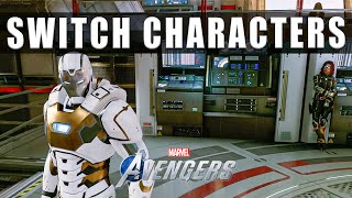 Marvels Avengers how to switch characters  Change characters [upl. by Monteria]