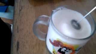 Aerolatte Review Frothing Cold Milk In Under 1 Minute [upl. by Otrebilif383]