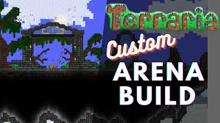 SPEED BUILD  OLD ONES ARMY ARENA Custom Terraria 14 Arena for all your Eternia Crystal Needs [upl. by Idnas]