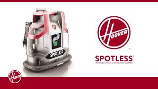 Hoover Spotless Portable Carpet amp Upholstery Cleaner  How To Use SelfClean [upl. by Cilegna742]